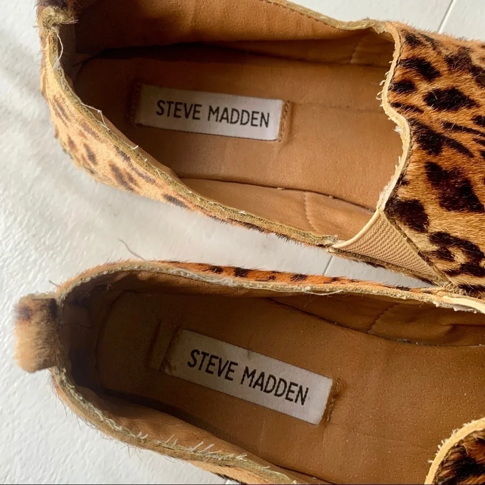 Steve Madden cheetah print espadrilles women’s 6.5